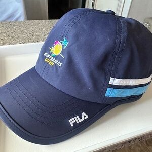 BNP Paribas OPEN Tennis Tournament Indian Wells FILA Official Ball Cap Hat NEW